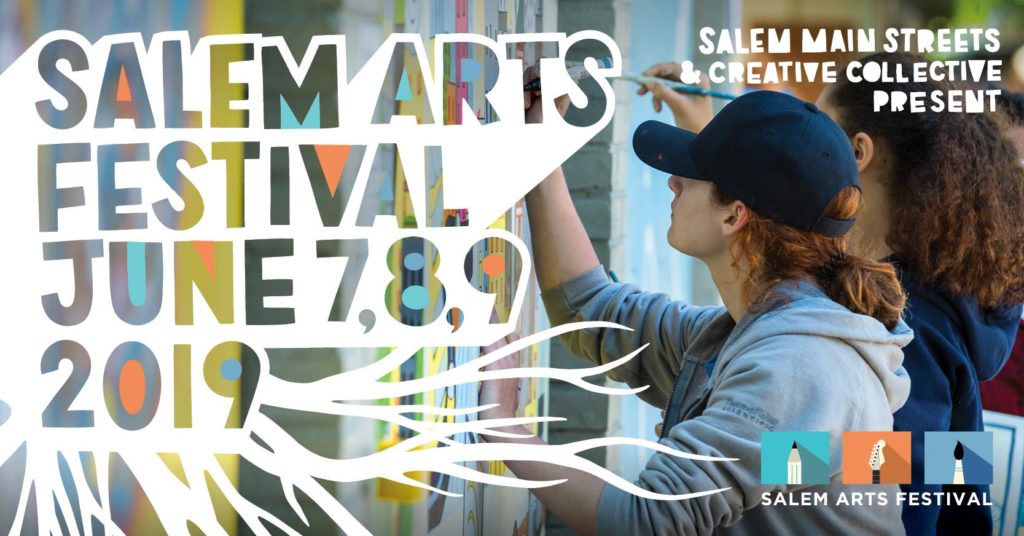 Salem Arts Festival Mural Slam participants