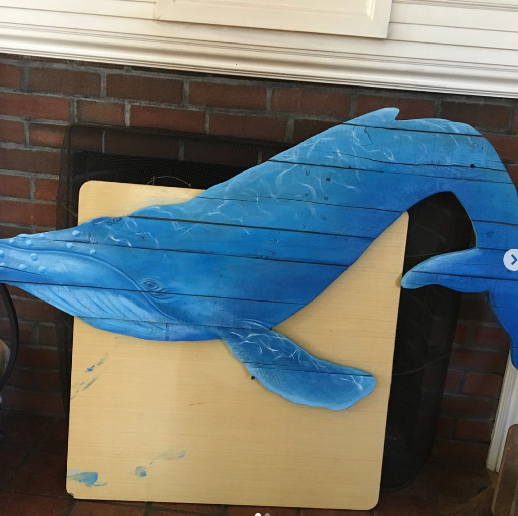 Painting of whale