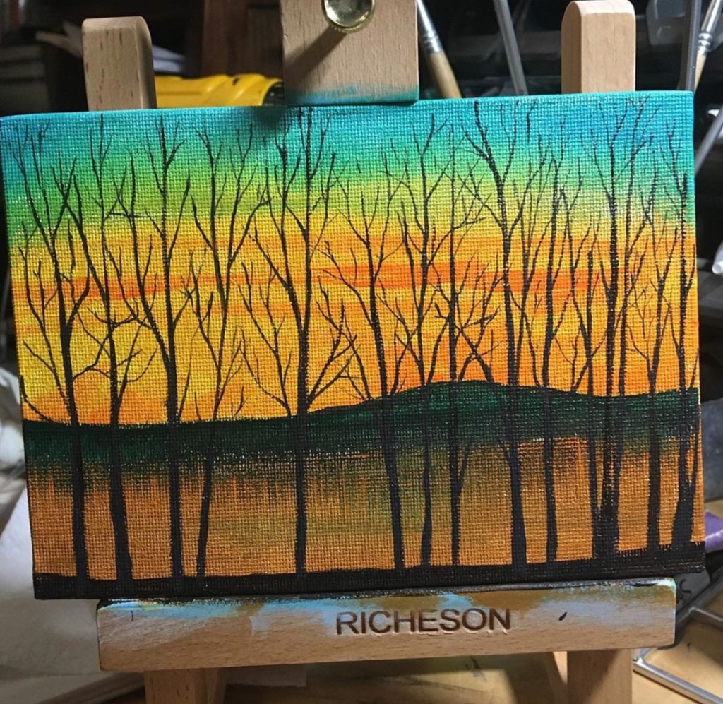 Painting of trees